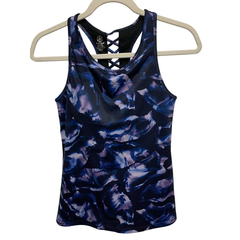 Gaiam sports tank small cross back small yoga running new